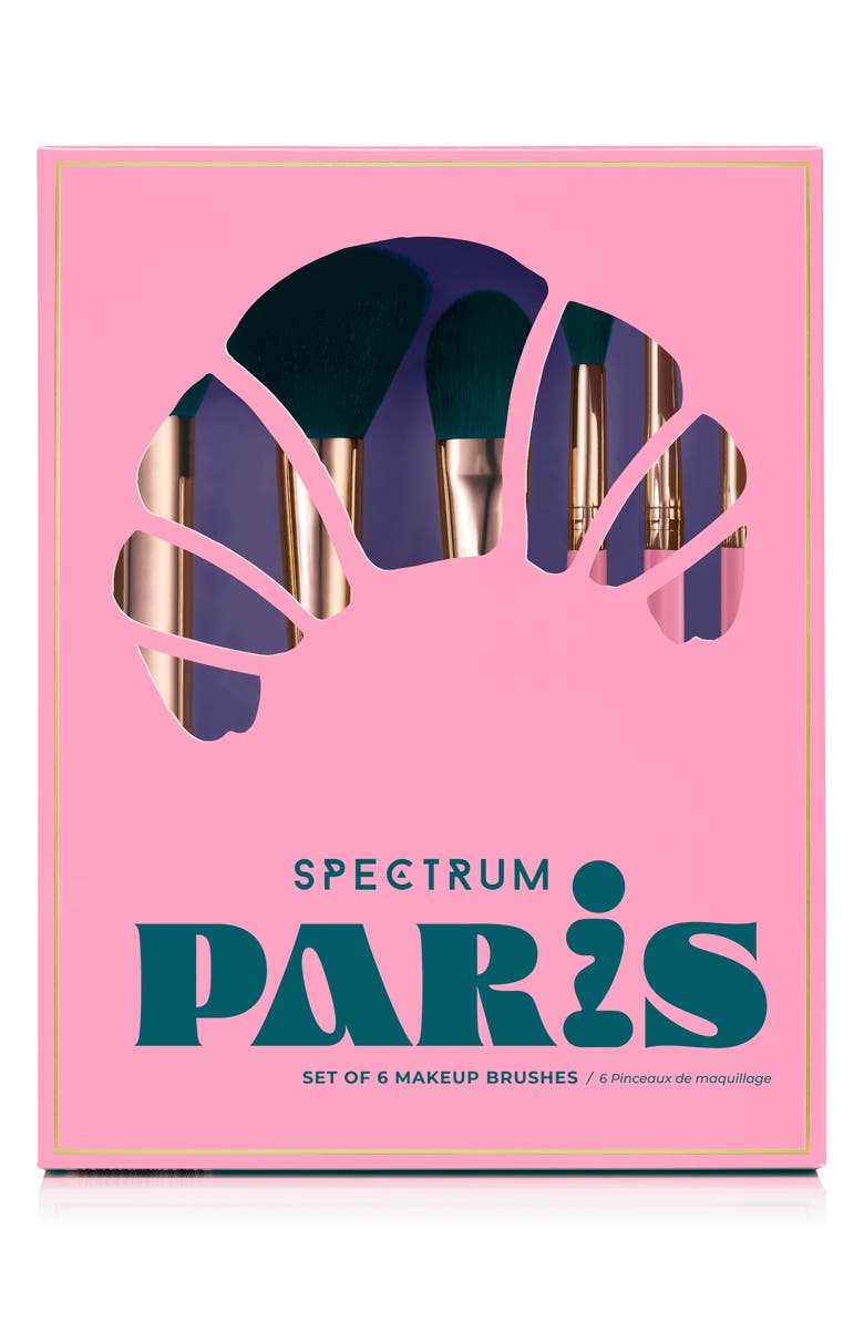 SPECTRUM Paris Travel Book 6-Piece Makeup Brush Set, Alternate, color, Paris
