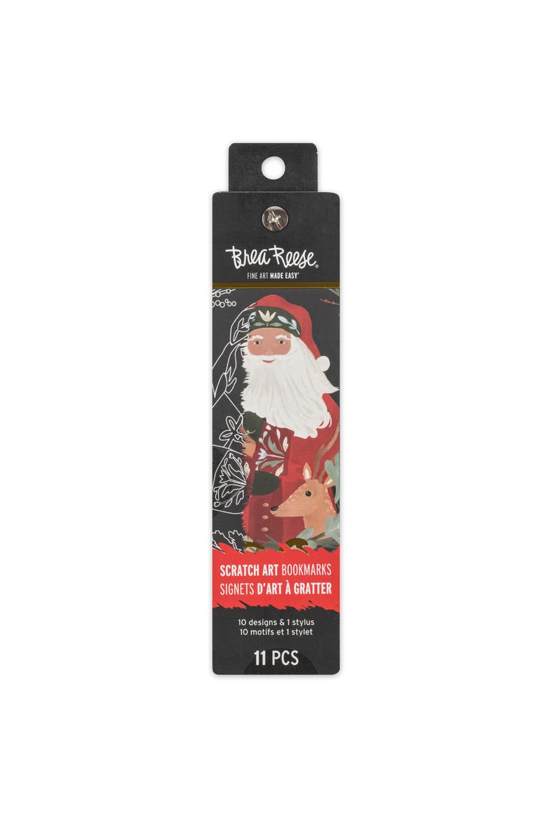 Scratch Art Bookmark Kit Woodland Holiday 10 Bookmarks, Main, color, Multicolored