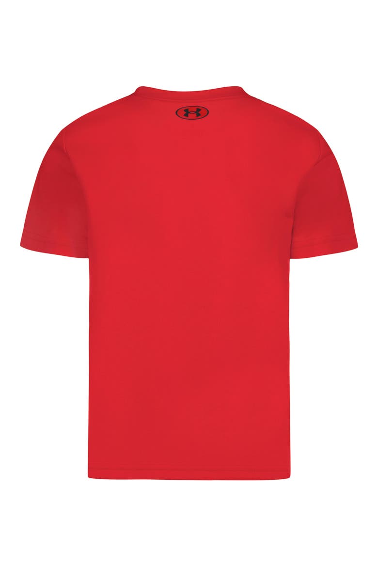 Kids' UA Legend Tech Graphic T-Shirt, Alternate, color, RED