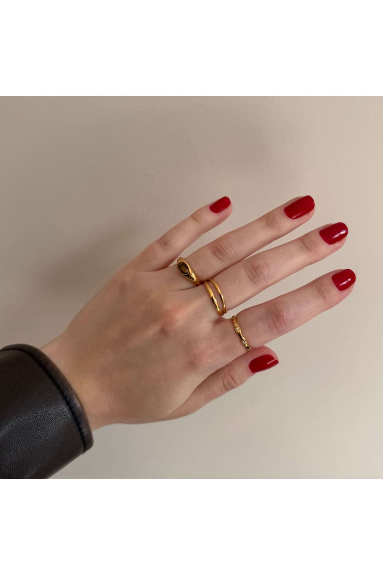 Eternity Crystal Ring, Alternate, color, Gold