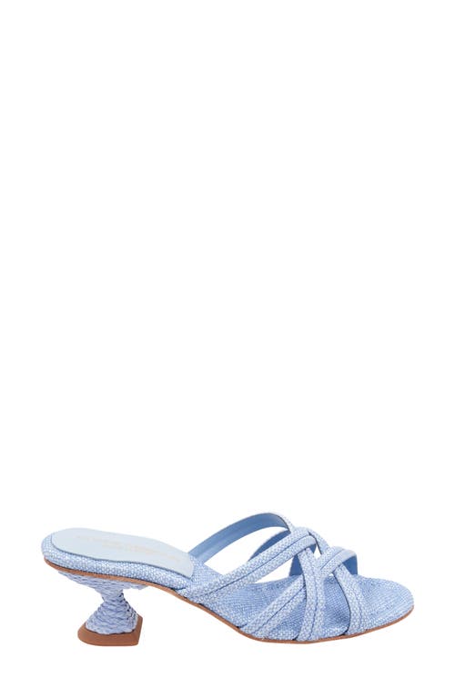 Andre Assous Polina Slide Sandal In Sky Blue