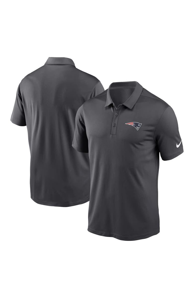 Nike Men's Nike Anthracite New England Patriots Franchise Performance Polo, Alternate, color, Anthracite