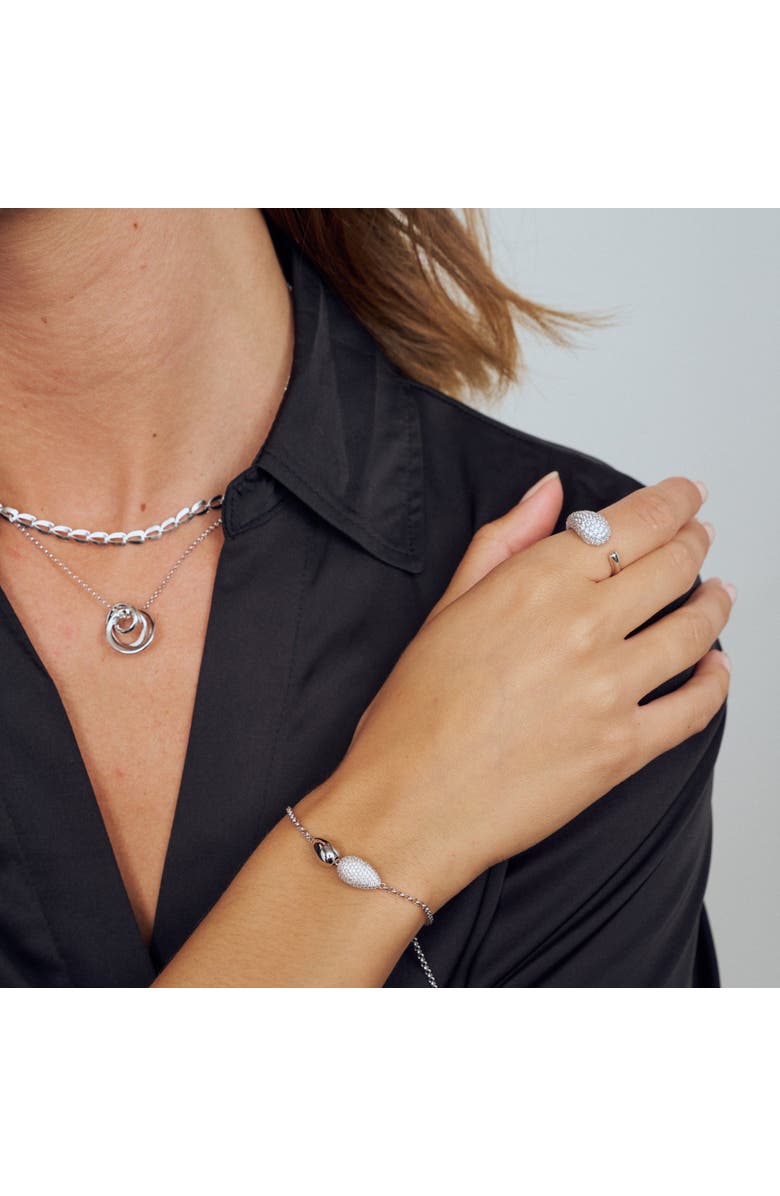 Sif Jakobs Jewellery Bracelet Goccia Due, Alternate, color, 925 Sterling Silver