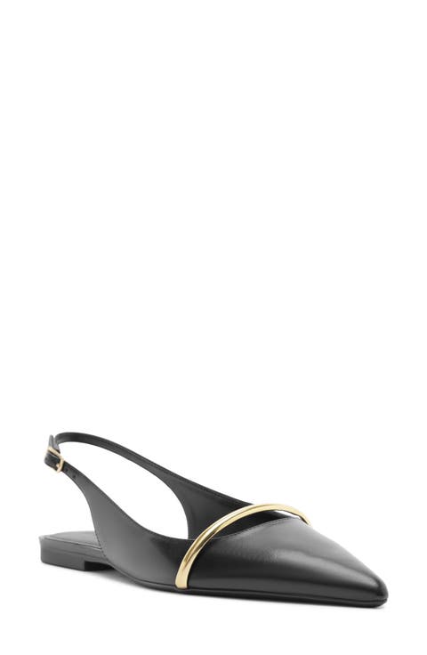 Margaret Slingback Pointed Toe Flat