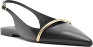 Arezzo Margaret Slingback Pointed Toe Flat