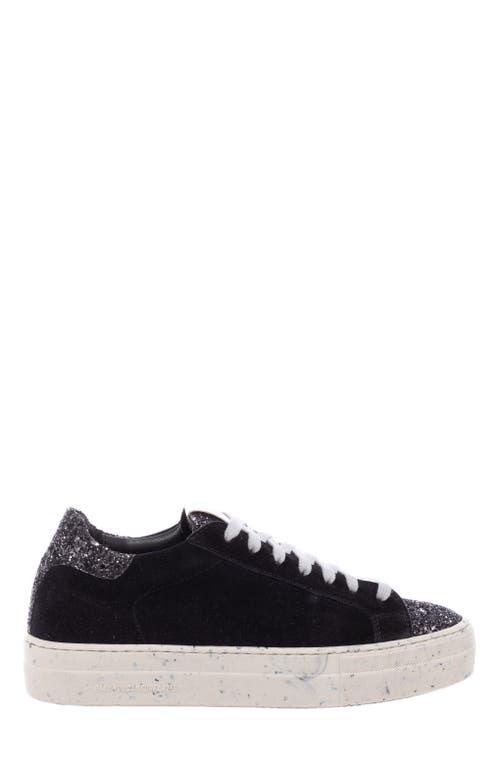 P448 Thea Sneaker in Black-Gunmetal 