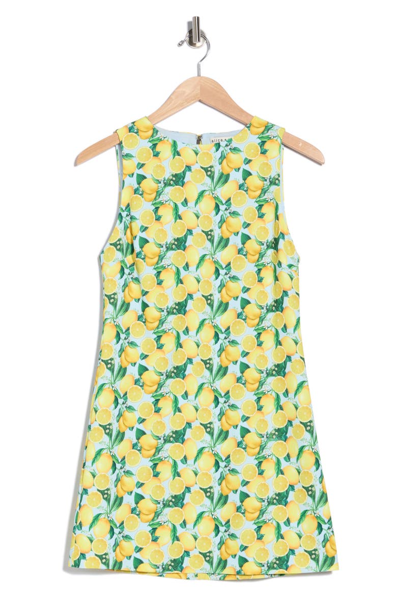 Clyde A-Line Shift Dress, Main, color, LEMON SQUEEZE