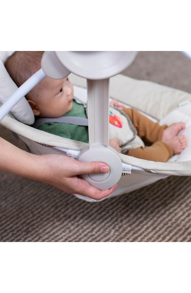 INGENUITY Soothe 'n Delight Portable Baby Swing with Music, Alternate, color, Khaki
