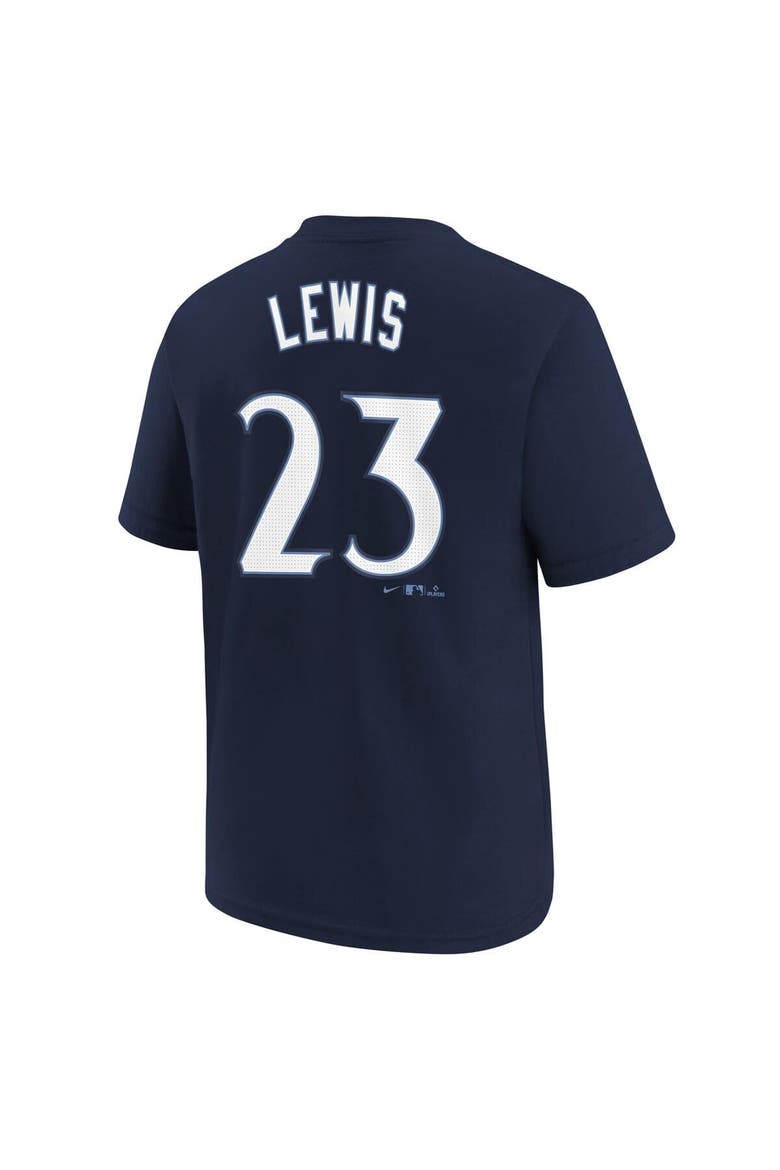 Youth Nike Royce Lewis Navy Minnesota Twins Fuse City Connect Name & Number T-Shirt, Alternate, color, Navy