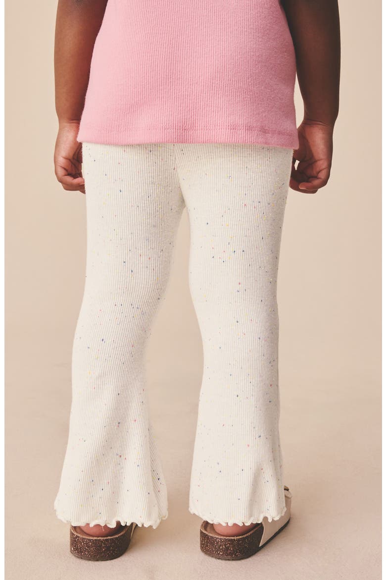 Kids' Rib Flare Leggings, Alternate, color, NEUTRAL
