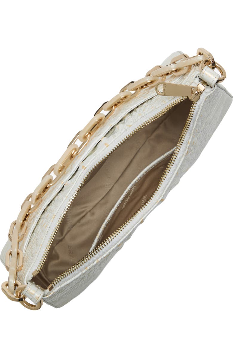 Brahmin Mod Esme Croc Embossed Shoulder Bag, Alternate, color, Chantilly
