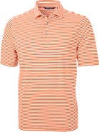 Cutter & Buck Virtue Piqué Stripe Recycled Blend Polo