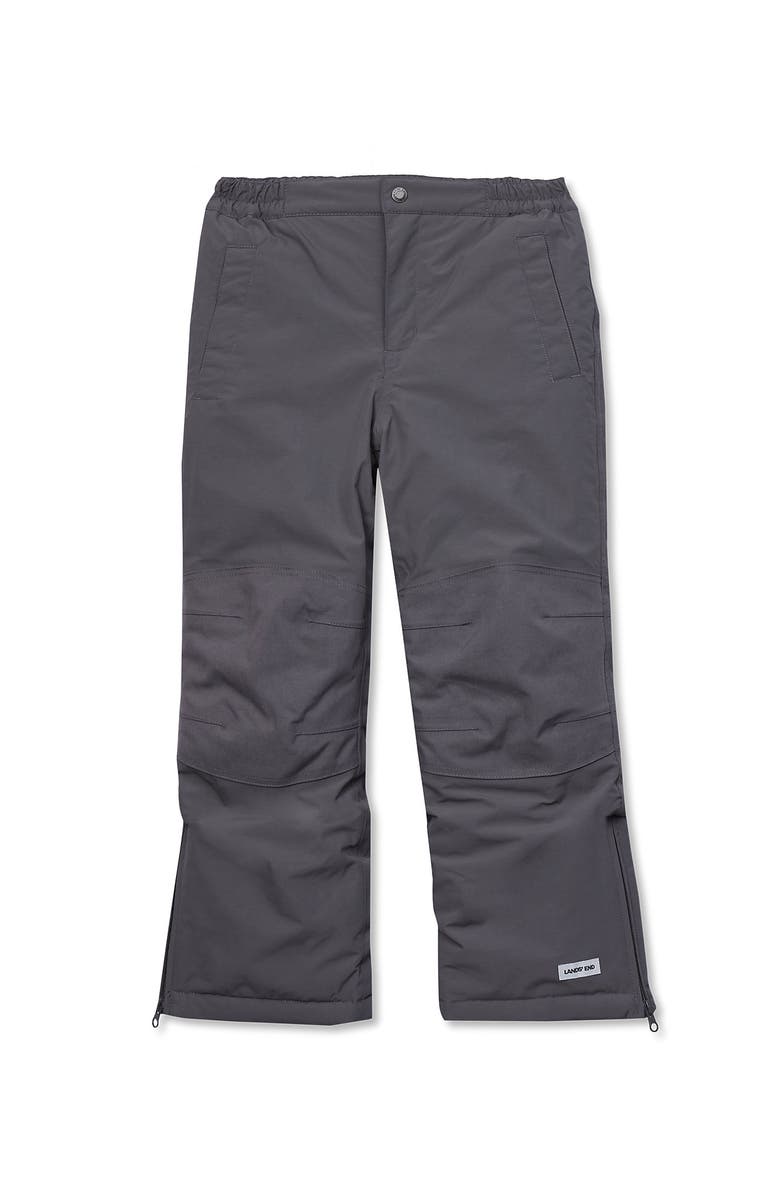 Lands' End Kids Squall Waterproof Iron Knee Winter Snow Pants, Main, color, Smoke Pearl
