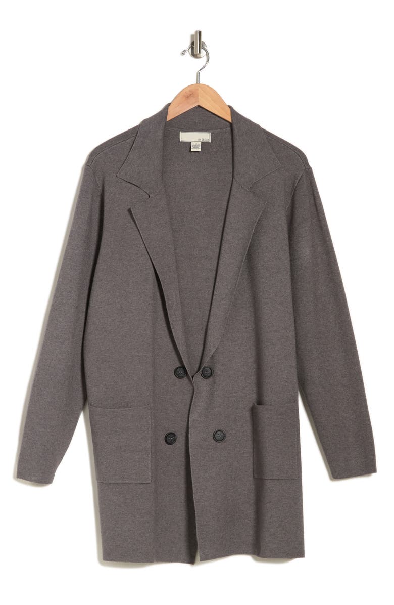 BY DESIGN Willow Cardigan, Alternate, color, Charcoal