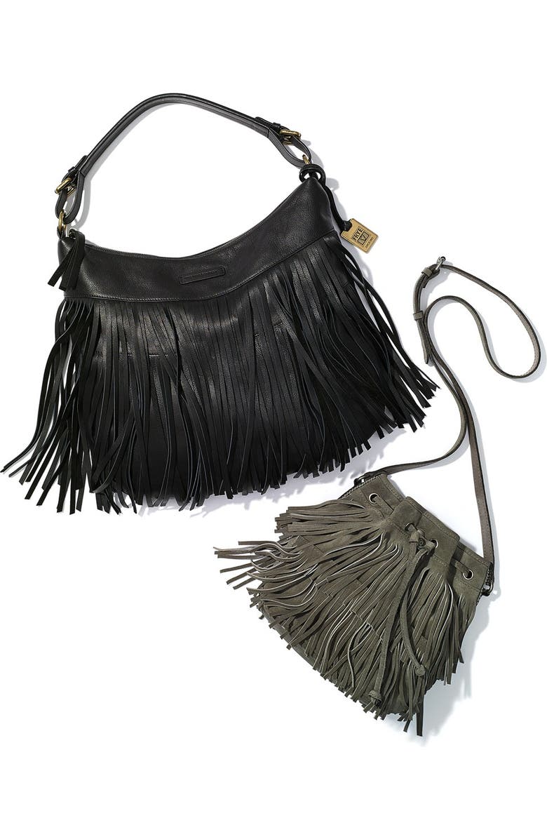 Frye 'Heidi' Fringe Hobo Bag, Alternate, color,