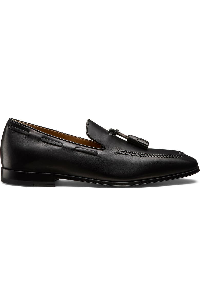 Stuart Weitzman Damon Loafer, Alternate, color, Black