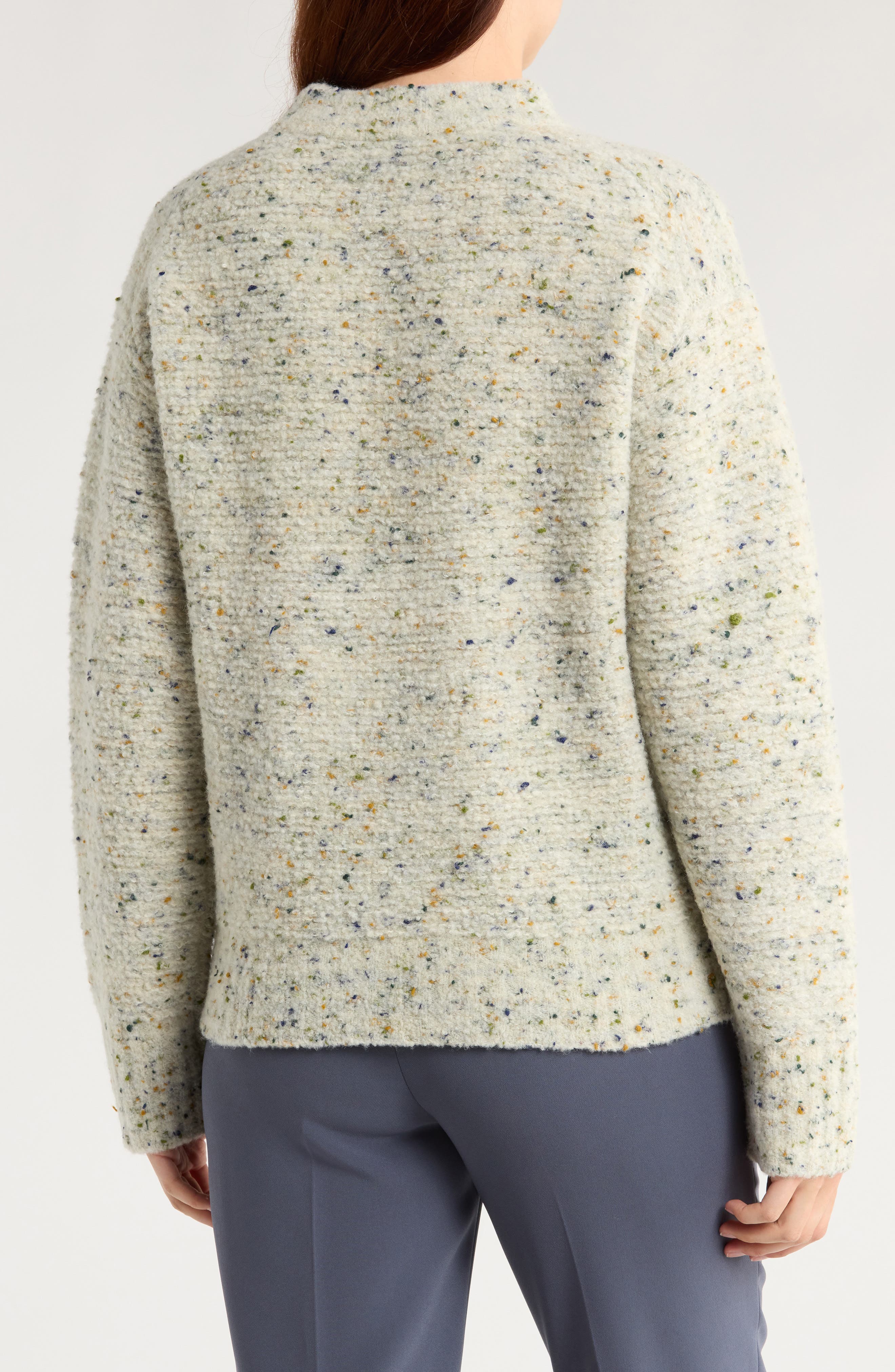 Boxy Merino Wool Blend Sweater - image 2