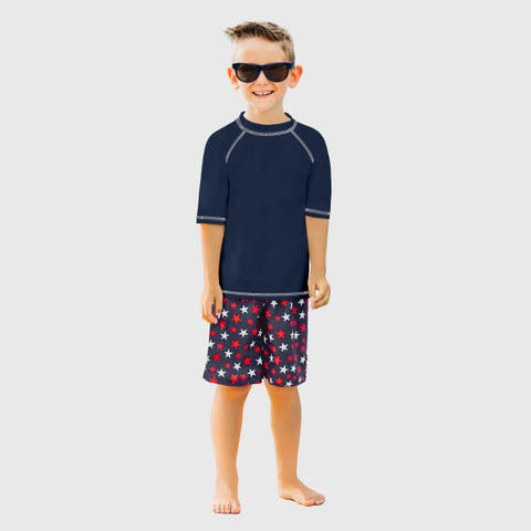 Boys UPF 50+ Short Sleeve Rashguard (Toddler/Kids)