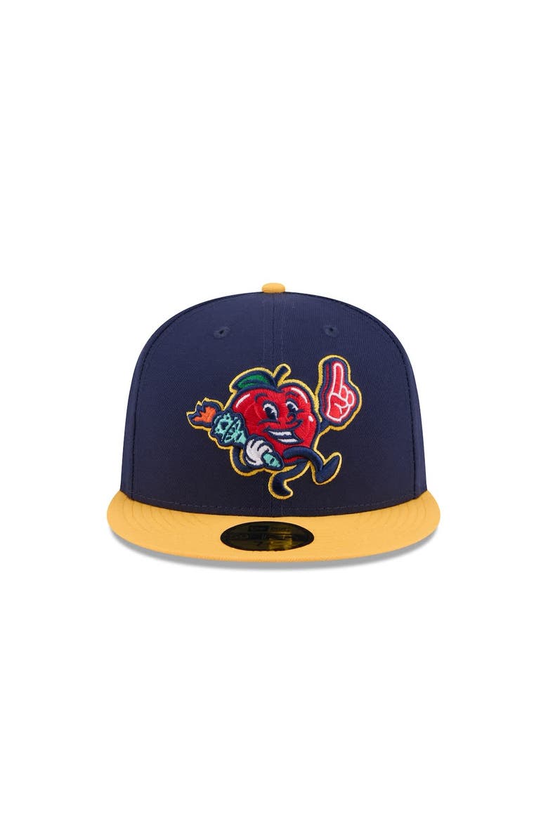 New Era Men's New Era Navy Hudson Valley Renegades Theme Nights 59FIFTY Fitted Hat, Alternate, color, Navy