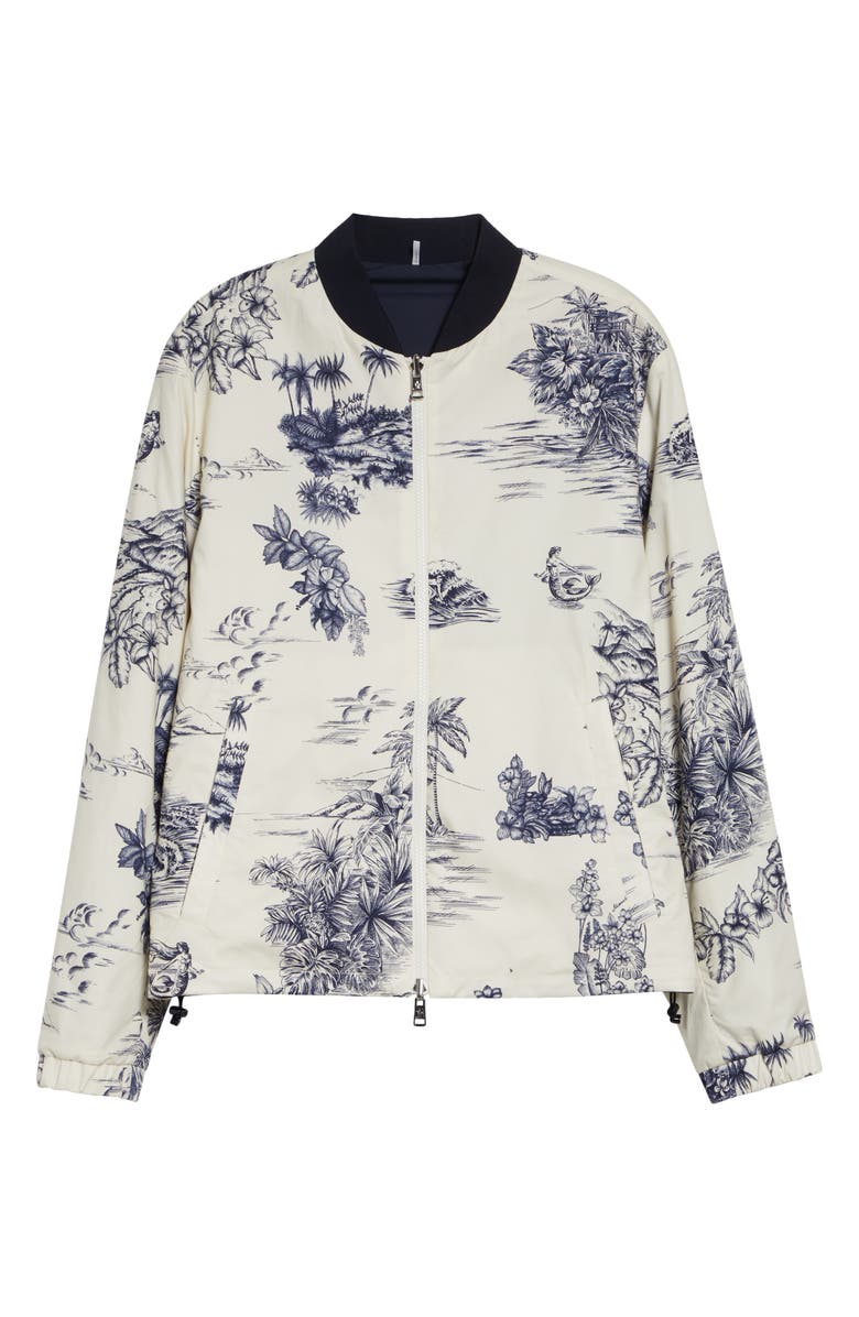 Moncler Achensee Reversible Bomber Jacket, Main, color, Blue