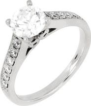 Bony Levy Milgrain Edge Engagement Ring Setting