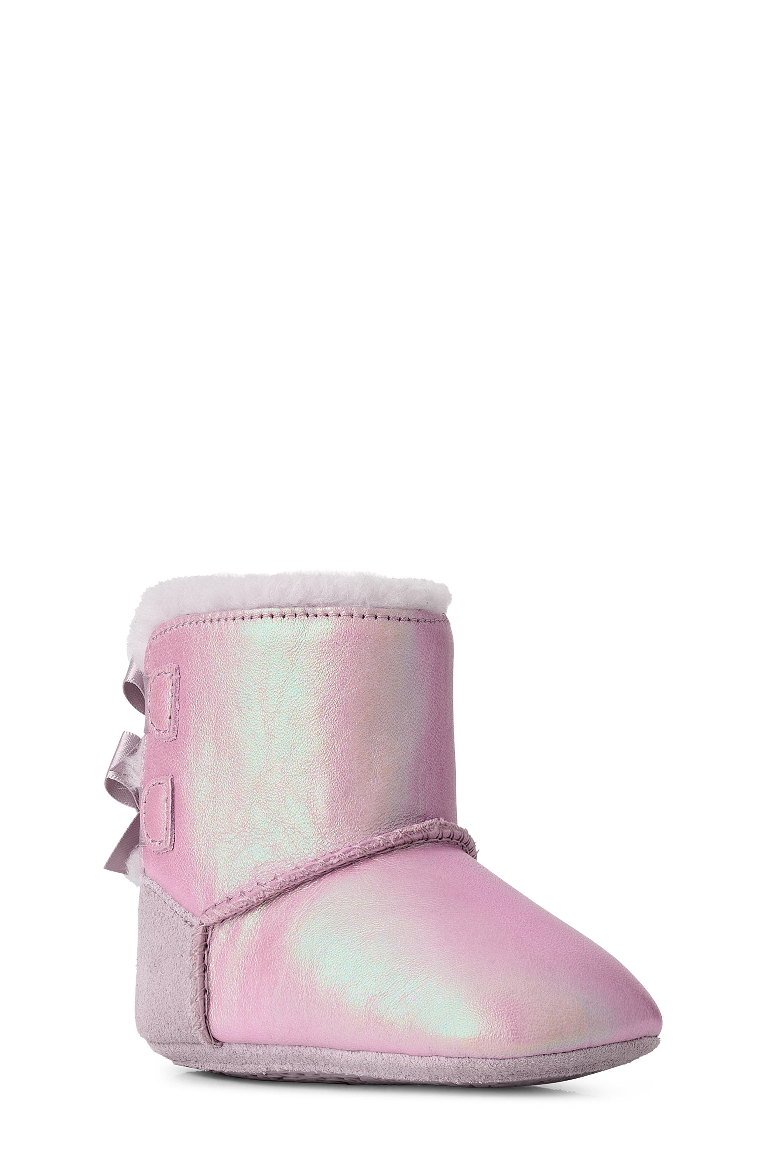 Kids' Baby Bailey Bow Frosted Boot, Main, color, LAVENDER SMOKE