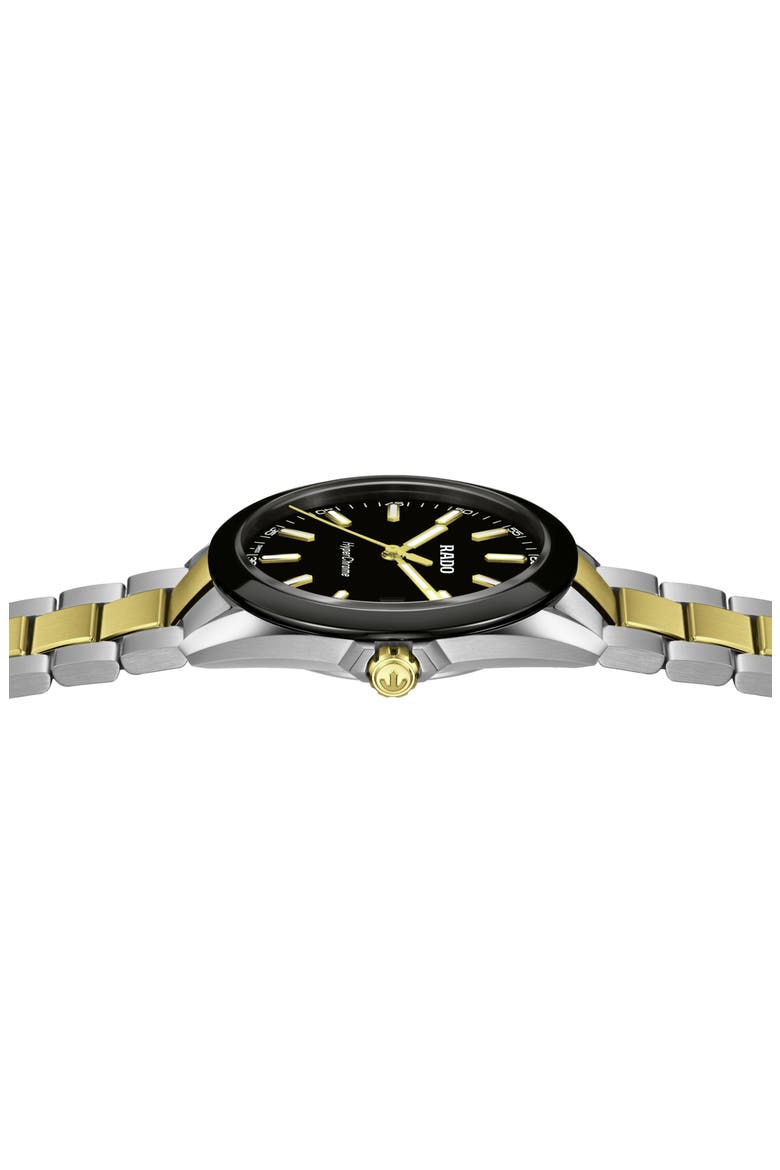 HyperChrome Bracelet Watch, 41.5mm, Alternate, color, BLACK