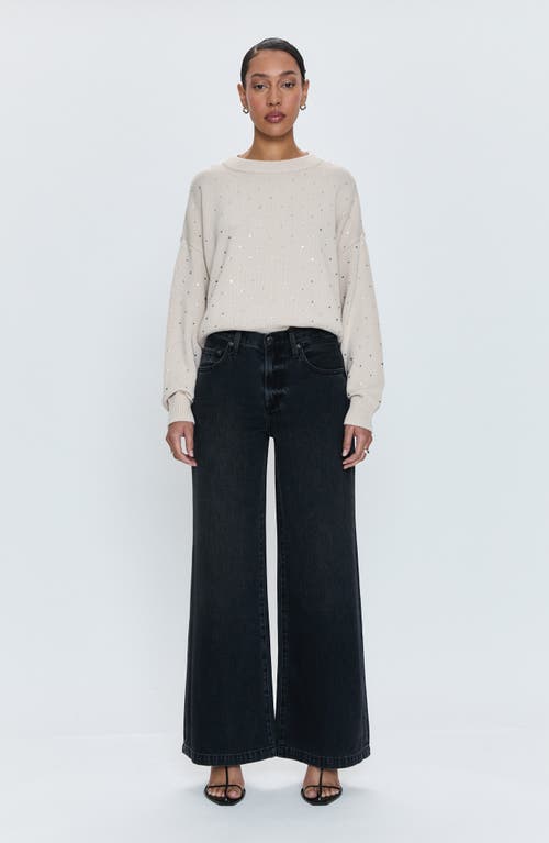 Pistola Jadyn High Waist Wide Leg Jeans In Black