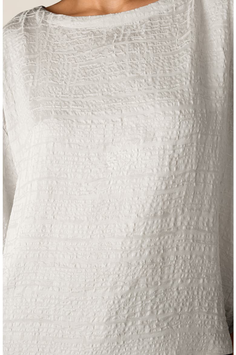 Boxy Silk Top, Alternate, color, PLASTER