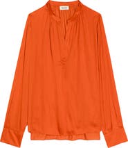 Zadig & Voltaire Tink Satin Blouse