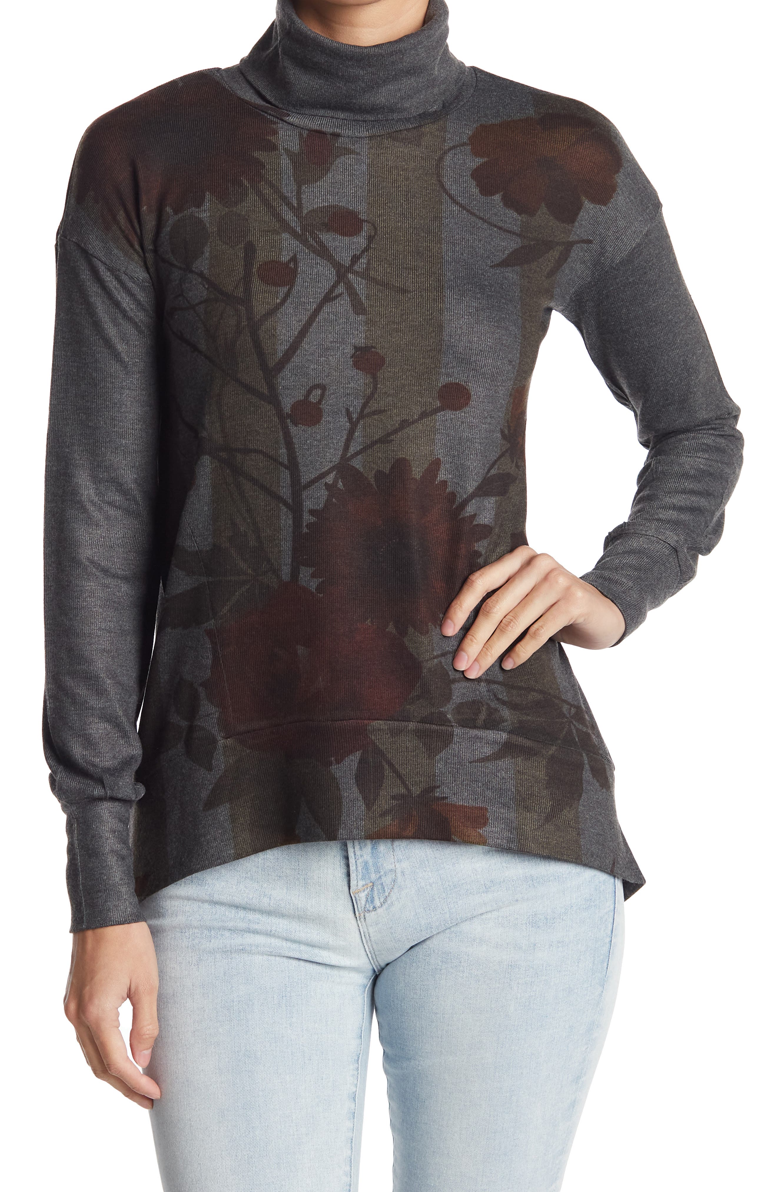 Turtleneck Cutout Sweater - image 3