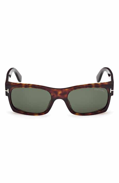 TOM FORD Juan 56mm Rectangular Sunglasses