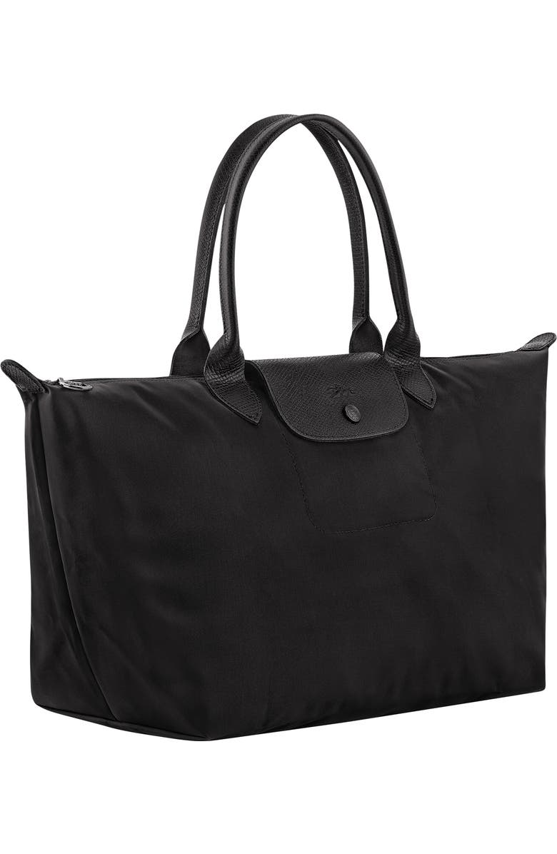 Longchamp Large Le Pliage One Shoulder Bag, Alternate, color, Black