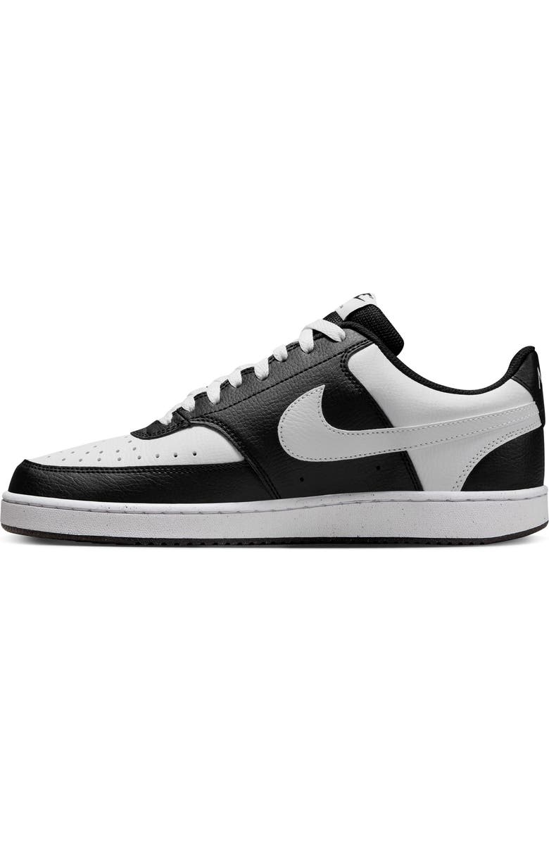 Nike Court Vision Low Sneaker, Alternate, color, 001 Black/White