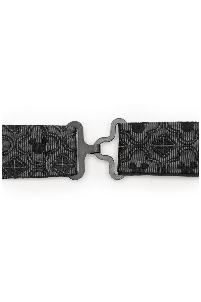x Disney Mickey Mouse Silk Bow Tie, Alternate, color, GRAY