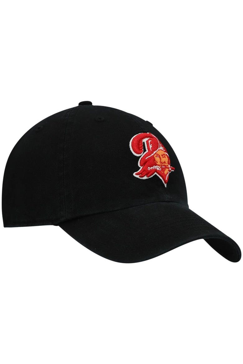 Men's '47 Black Tampa Bay Buccaneers Clean Up Legacy Adjustable Hat, Alternate, color, BLACK