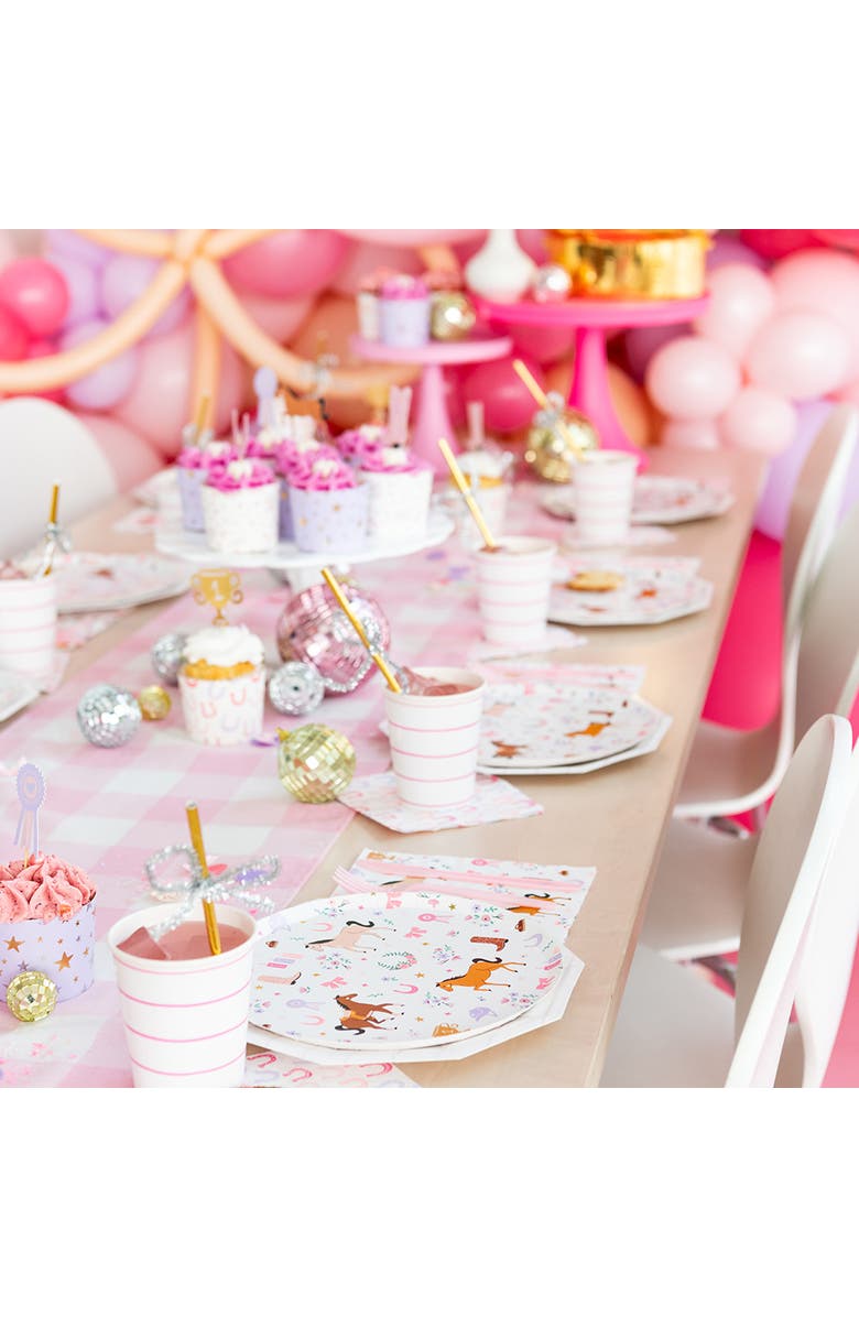 Daydream Society Pony Tales Pony Pattern Small Plates, Alternate, color, Assorted Pre-Pack