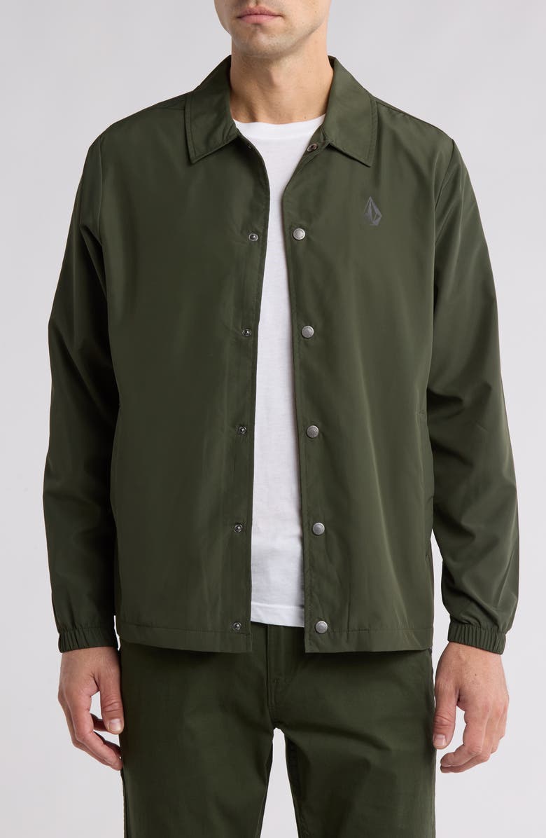 Volcom Kentwood Coach's Jacket, Main, color, 