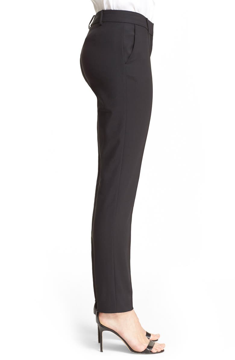 St. John Collection Jennifer Micro Ottoman Ankle Pants, Alternate, color,