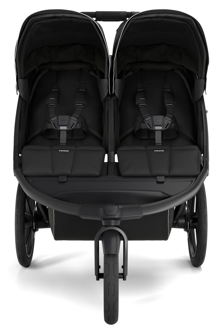 Urban Glide 3 Double All-Terrain Stroller, Alternate, color, BLACK