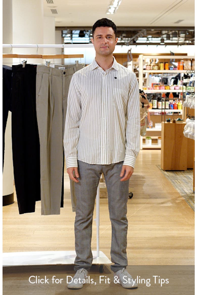 Rob Casual Fit Button-Up Shirt video