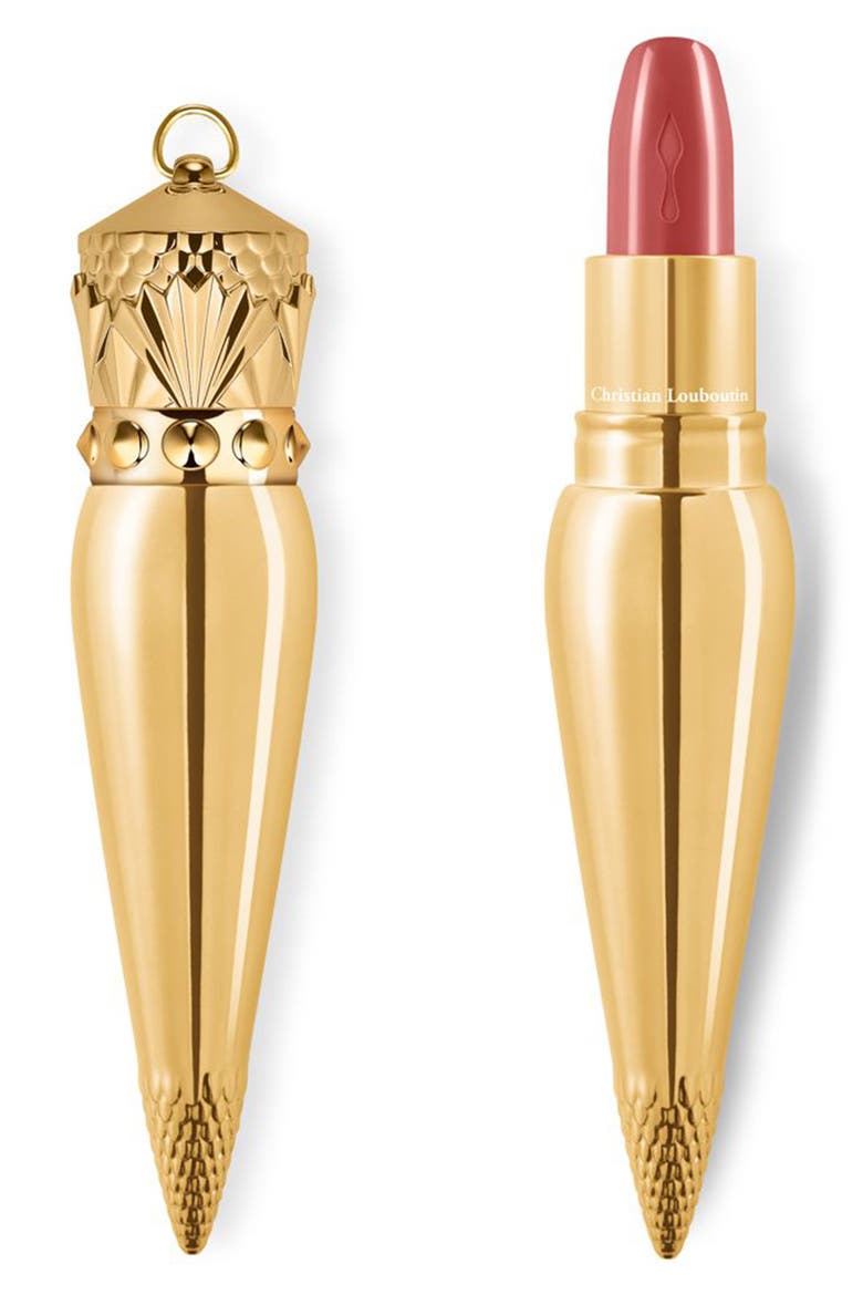 Rouge Louboutin Silky Satin Lipstick, Main, color, BELLY BLOOM 011