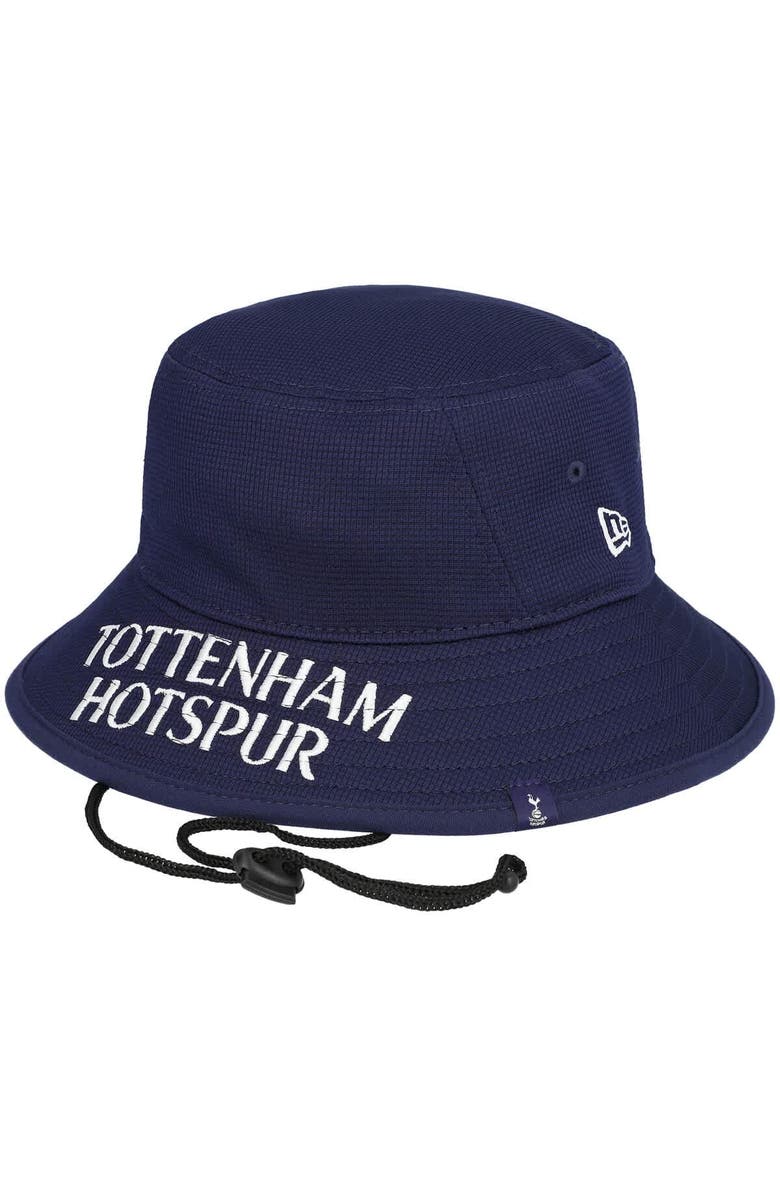 New Era Men's New Era Navy Tottenham Hotspur Sleek Bucket Hat, Main, color,