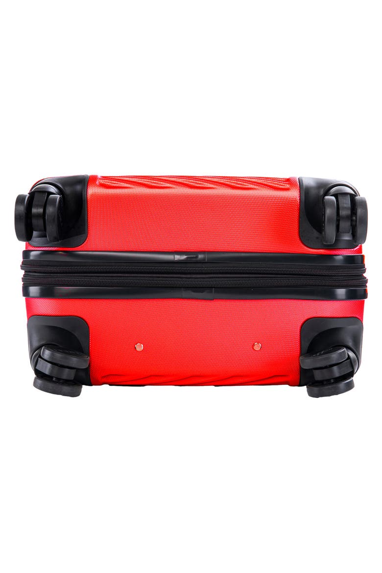 Avenza Hardshell 3-Piece Spinner Luggage Set, Alternate, color, RED