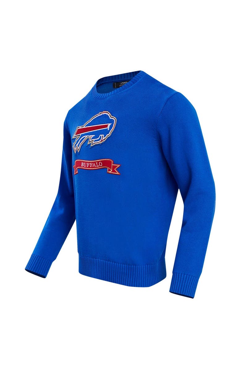 PRO STANDARD Men's Pro Standard Royal Buffalo Bills Prep Knit Sweater, Alternate, color, Royal