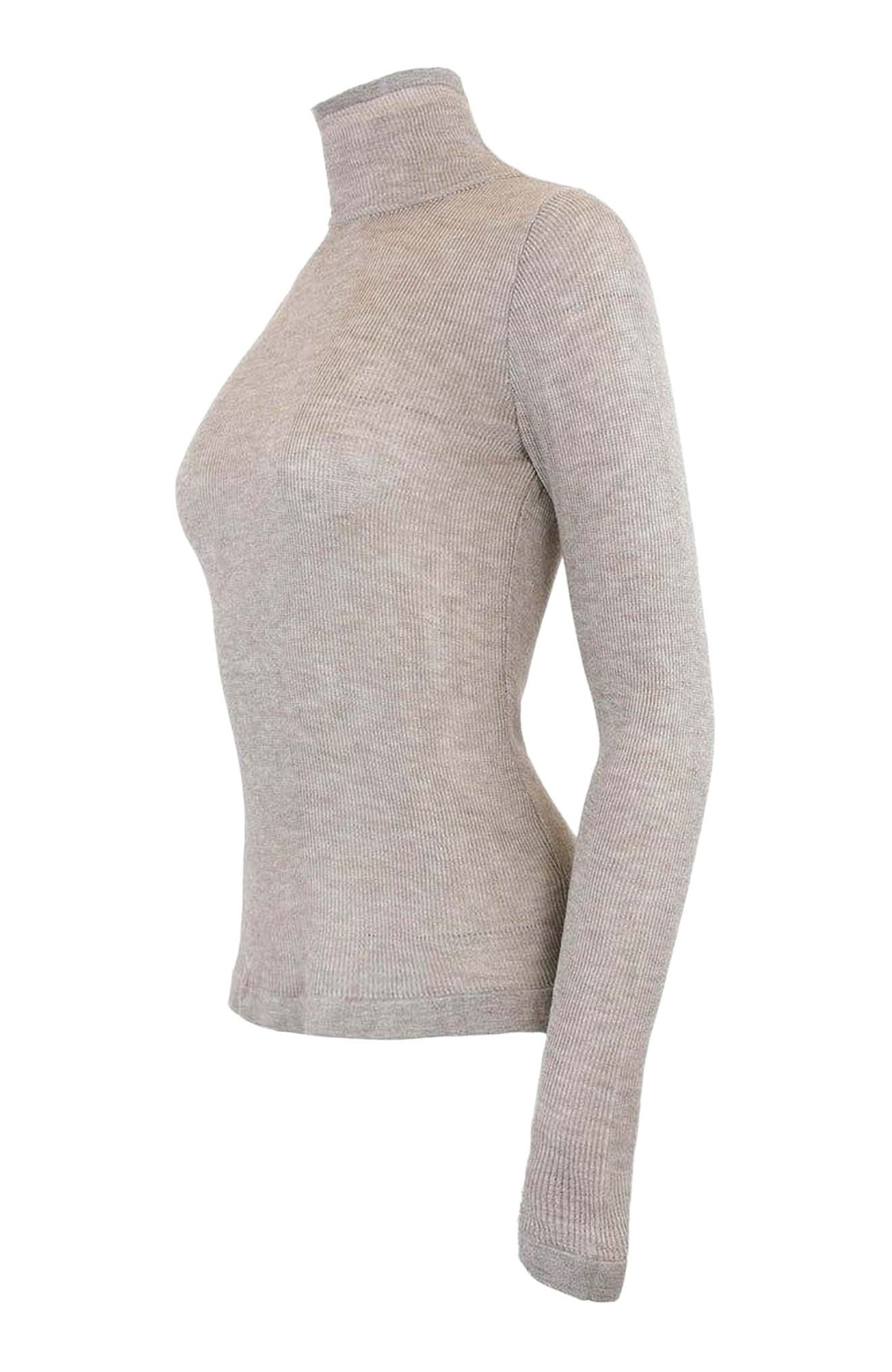 Nomia Sheer Knit Turtleneck - image 2