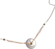 seree Mabel pendant pearl necklace