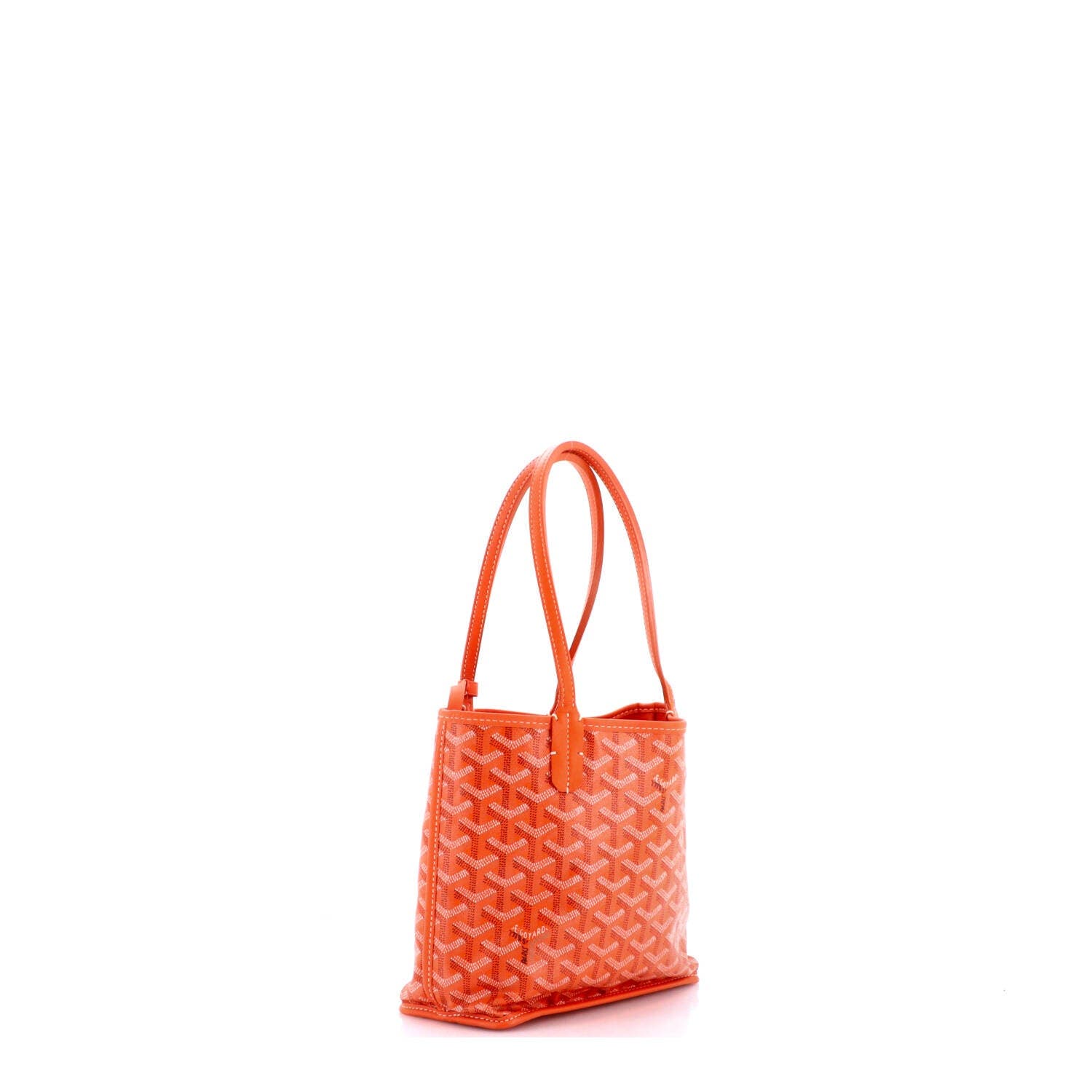 Anjou Reversible Tote Coated Canvas Mini, Alternate, color, Orange