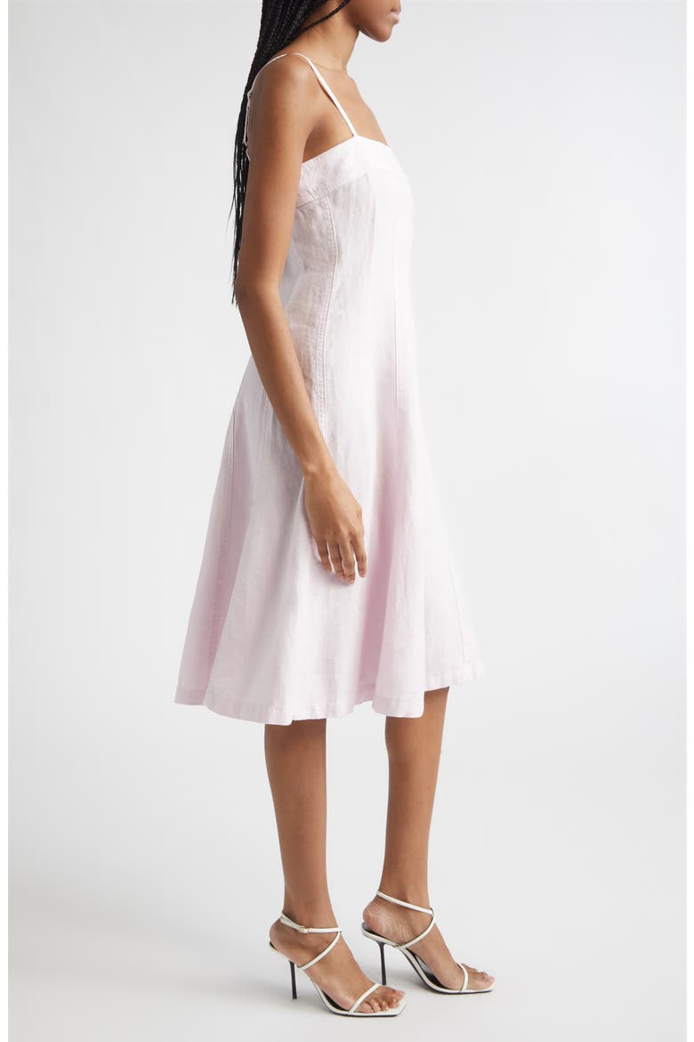 Mitzy Seamed Sleeveless Midi Dress, Alternate, color, ICY LILAC