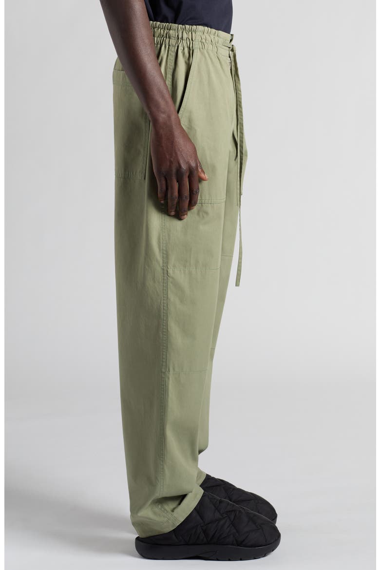 Lightweight Cotton Twill Drawstring Waist Pants, Alternate, color, 3025 JUNIPER